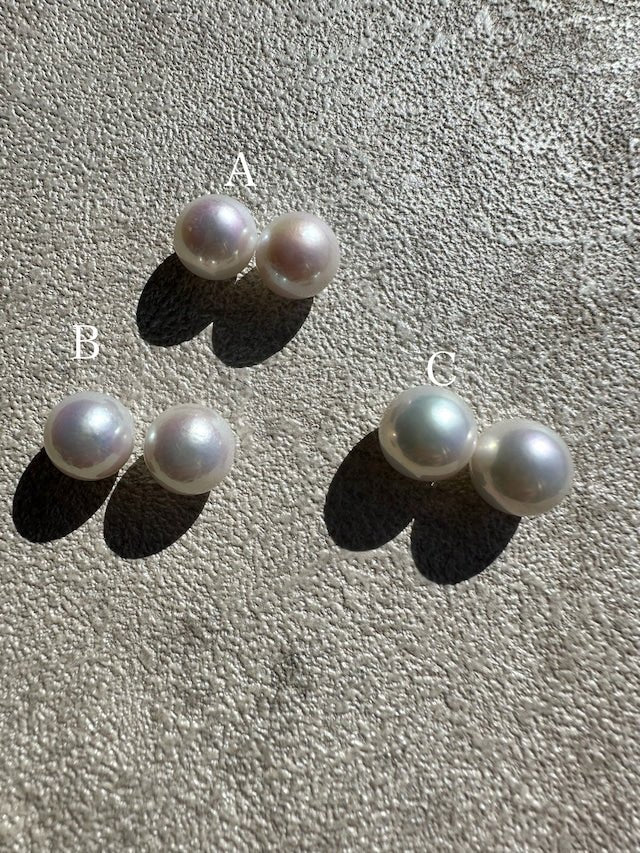 ラウンド淡水パール11mm ピアス&イヤリング ブライダル - おしゃれ花嫁様ブライダルアクセサリーの通販bijou holic千葉店舗ラウンド淡水パール11mm ピアス&イヤリング ブライダル