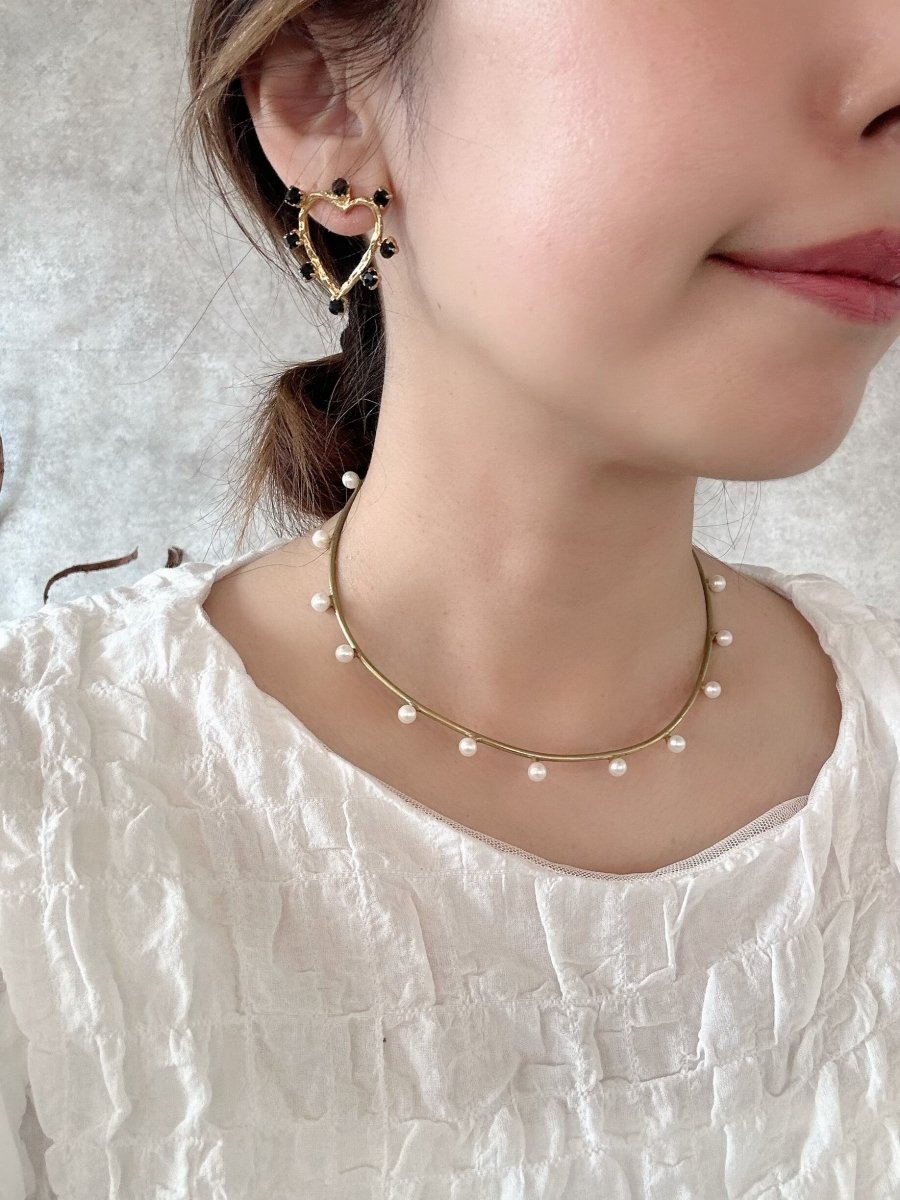 ハートスペード ピアス&イヤリング - おしゃれ花嫁様ブライダルアクセサリーの通販bijou holic千葉店舗ハートスペード ピアス&イヤリング