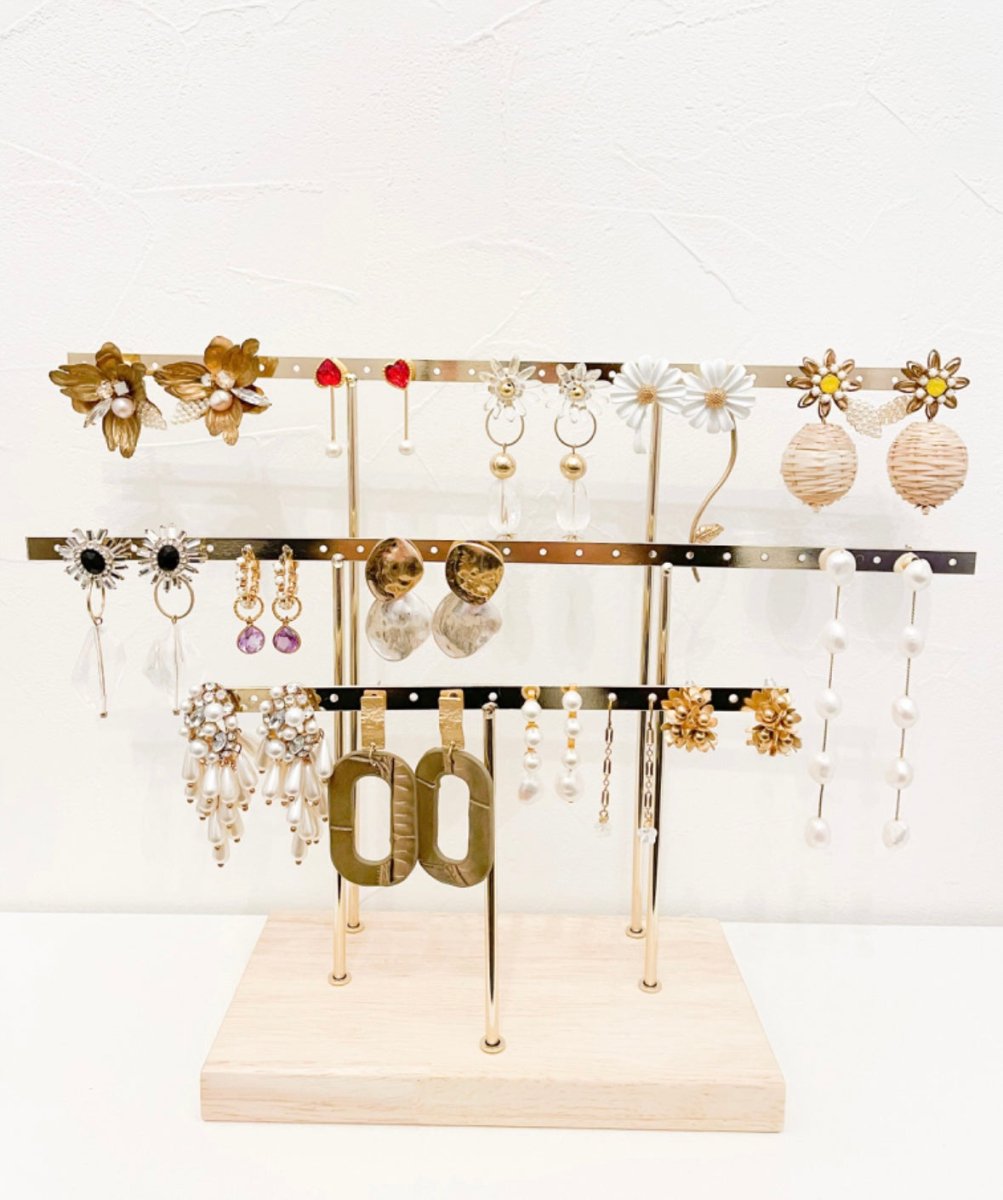 アクセサリーピアスイヤリングスタンド アクセサリー収納 - おしゃれ花嫁様ブライダルアクセサリーの通販bijou holic千葉店舗アクセサリーピアスイヤリングスタンド アクセサリー収納