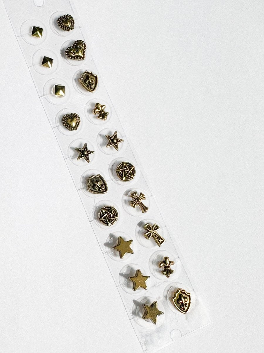 耳つぼジュエリー 金属アレルギー対応 クロス ハート 星 エンブレム - おしゃれ花嫁様ブライダルアクセサリーの通販bijou holic千葉店舗耳つぼジュエリー 金属アレルギー対応 クロス ハート 星 エンブレム