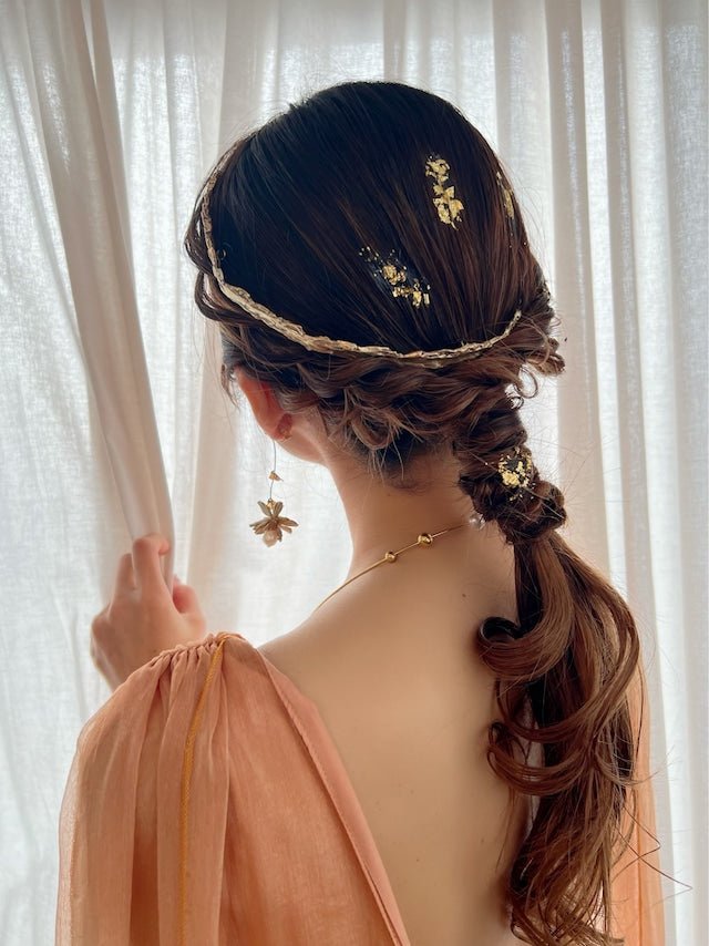 テクスチャーヘッドドレス【レンタルヘッドドレス】 - おしゃれ花嫁様ブライダルアクセサリーの通販bijou holic千葉店舗テクスチャーヘッドドレス【レンタルヘッドドレス】