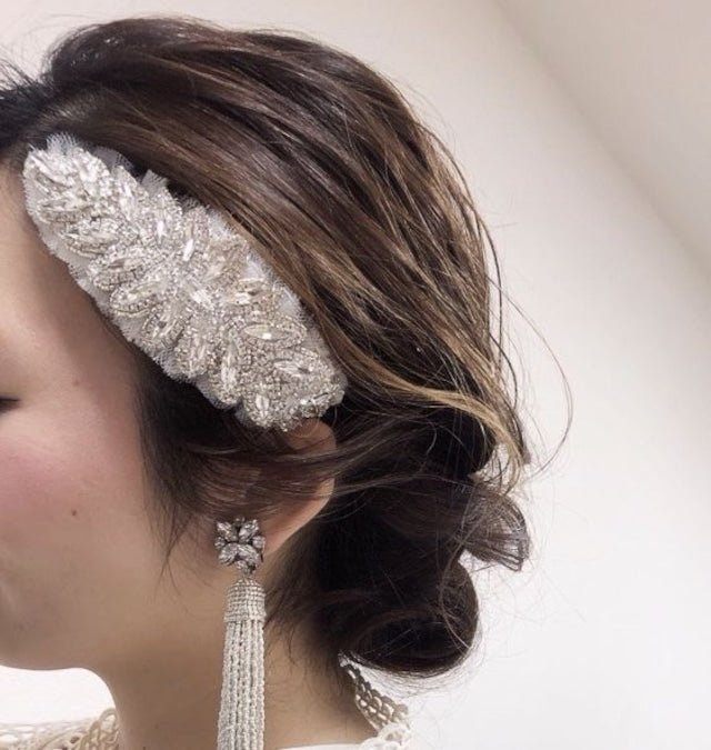 ビジュークローバーシルバービーズタッセルピアス&イヤリング - おしゃれ花嫁様ブライダルアクセサリーの通販bijou holic千葉店舗ビジュークローバーシルバービーズタッセルピアス&イヤリング