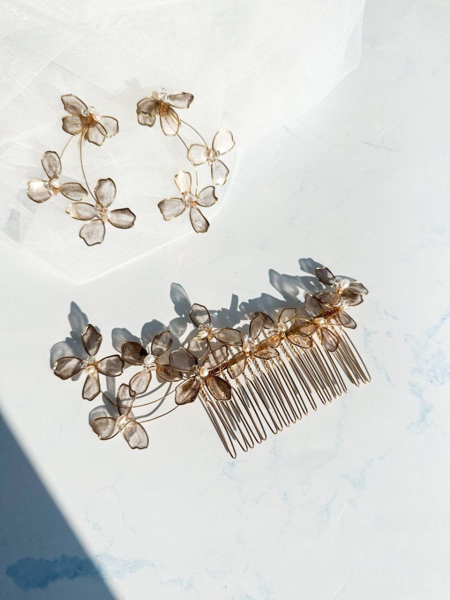 アメリカンミニフラワーヘッドアクセサリー 和装ヘアにも - おしゃれ花嫁様ブライダルアクセサリーの通販bijou holic千葉店舗アメリカンミニフラワーヘッドアクセサリー 和装ヘアにも