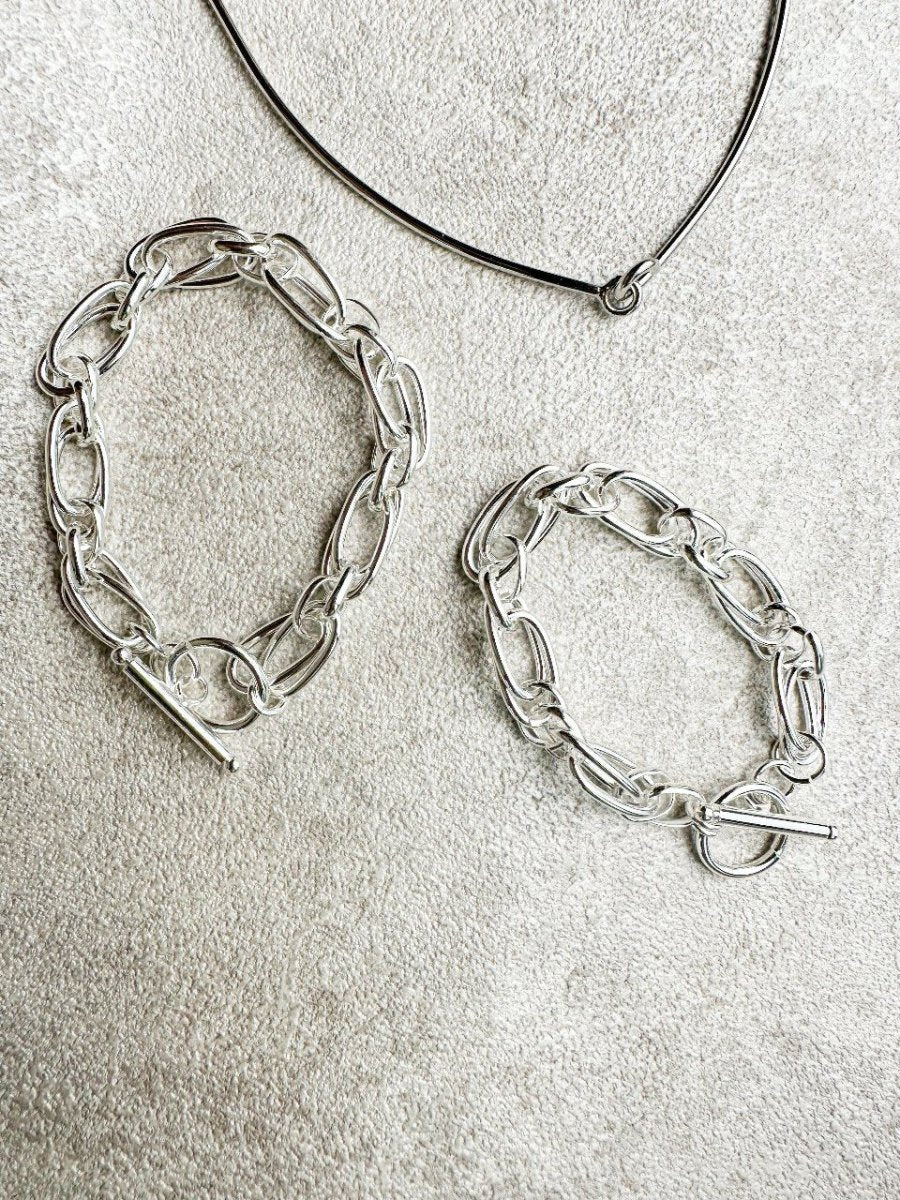 【人気】silver925 ボリュームチェーンブレスレット - おしゃれ花嫁様ブライダルアクセサリーの通販bijou holic千葉店舗【人気】silver925 ボリュームチェーンブレスレット