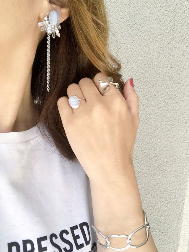 silver925天然石リング - おしゃれ花嫁様ブライダルアクセサリーの通販bijou holic千葉店舗silver925天然石リング