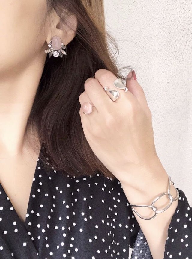 silver925天然石リング - おしゃれ花嫁様ブライダルアクセサリーの通販bijou holic千葉店舗silver925天然石リング