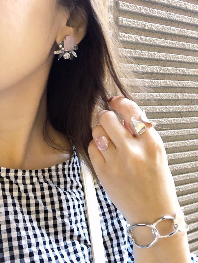 silver925天然石リング - おしゃれ花嫁様ブライダルアクセサリーの通販bijou holic千葉店舗silver925天然石リング