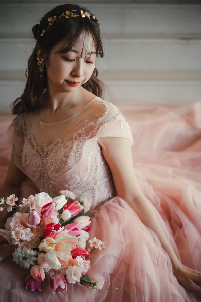 flua butterfly 結婚式ブライダルアクセサリーヘアドレス