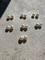 淡水パール7mm ピアス＆イヤリング　真珠フォーマルにも - おしゃれ花嫁様ブライダルアクセサリーの通販bijou holic千葉店舗淡水パール7mm ピアス＆イヤリング　真珠フォーマルにも