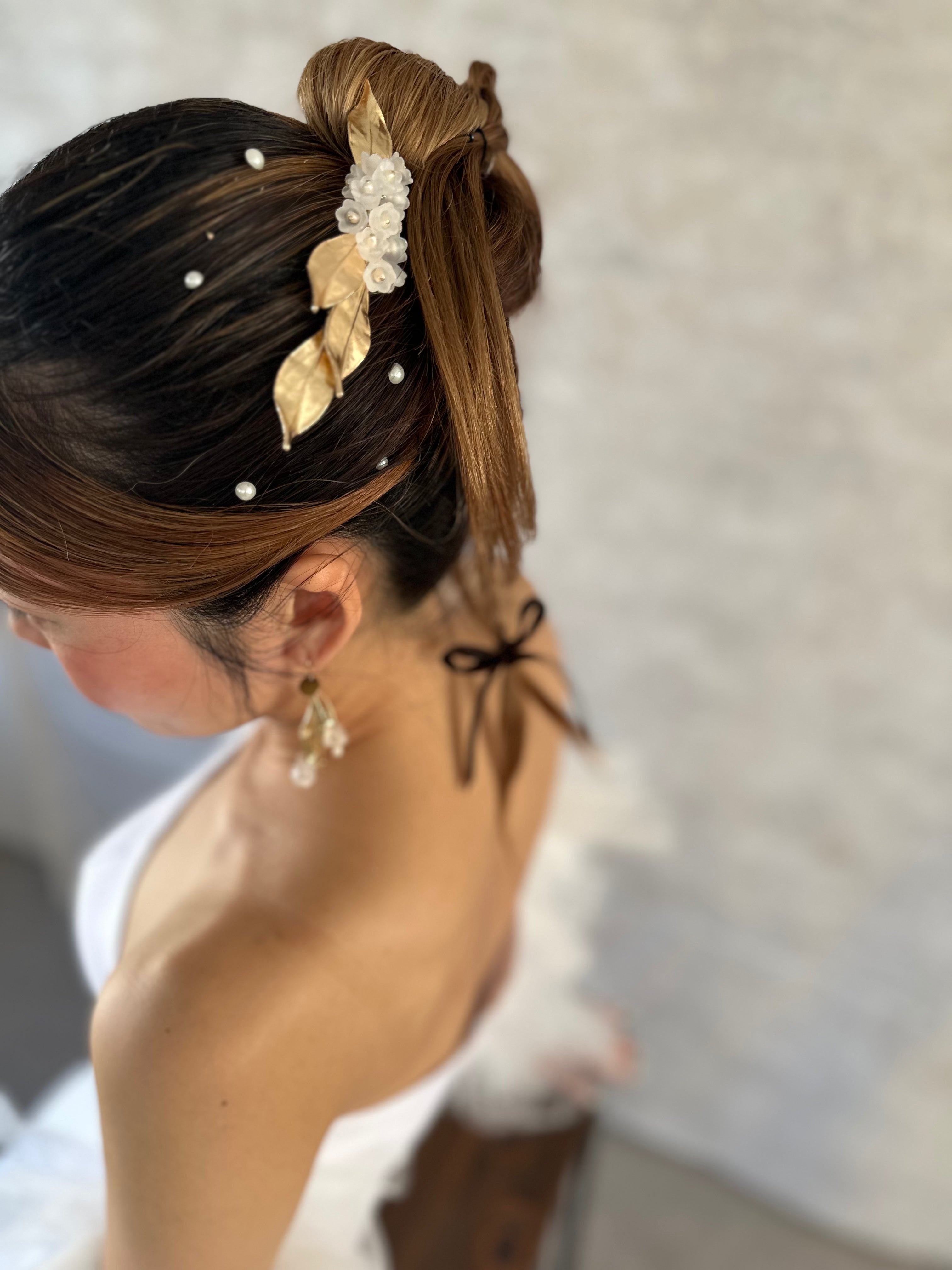 ミュゲウェディングコーム　ウェディングアクセサリー　すずらん - おしゃれ花嫁様ブライダルアクセサリーの通販bijou holic千葉店舗ミュゲウェディングコーム　ウェディングアクセサリー　すずらん