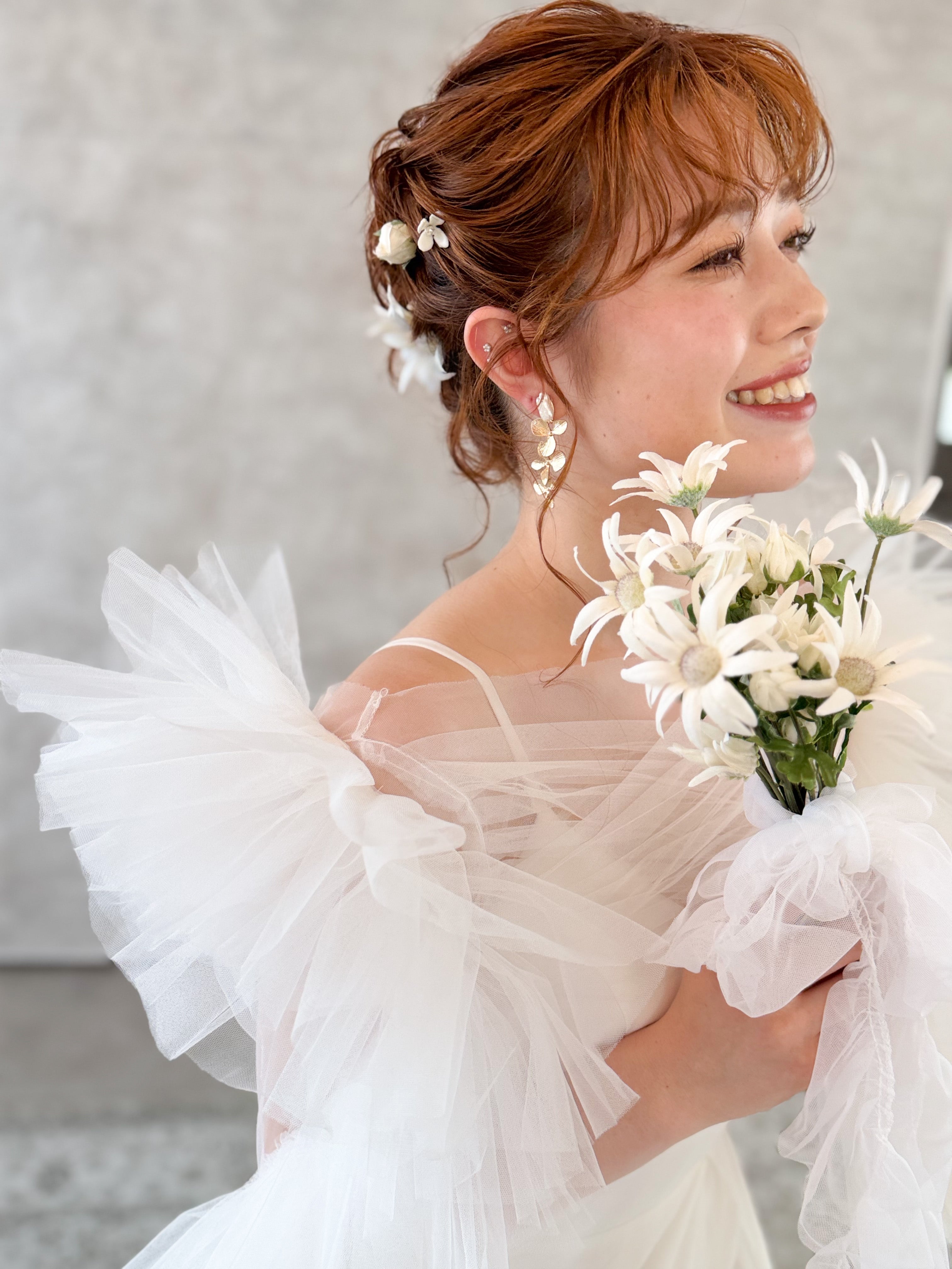 フルールピアス&イヤリング 淡水パール 花 フラワー – おしゃれ花嫁様