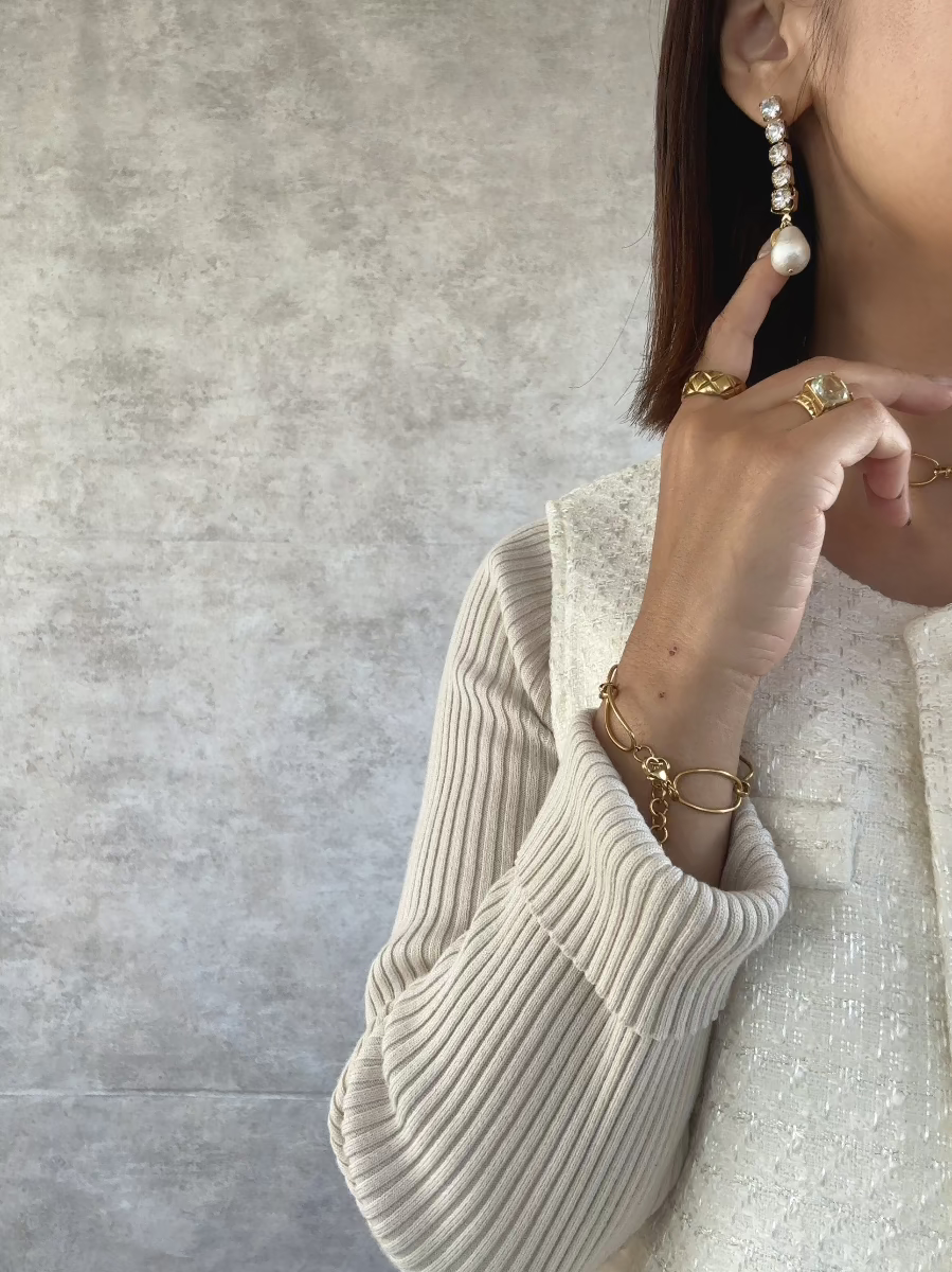 オーバルチェーンブレスレット ステンレス 大人アクセサリー オーバルチェーンブレスレット ステンレス 大人アクセサリー