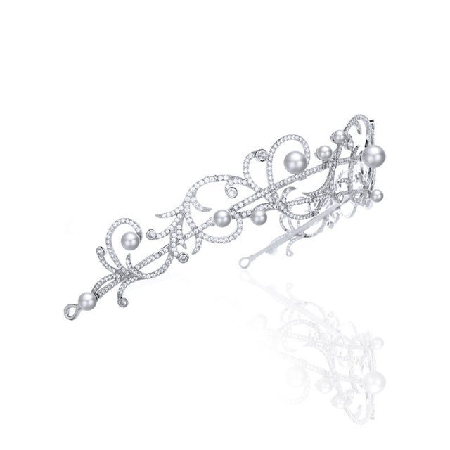 ロイヤルウェディングティアラ　花嫁ヘアアクセサリー - おしゃれ花嫁様ブライダルアクセサリーの通販bijou holic千葉店舗ロイヤルウェディングティアラ　花嫁ヘアアクセサリー