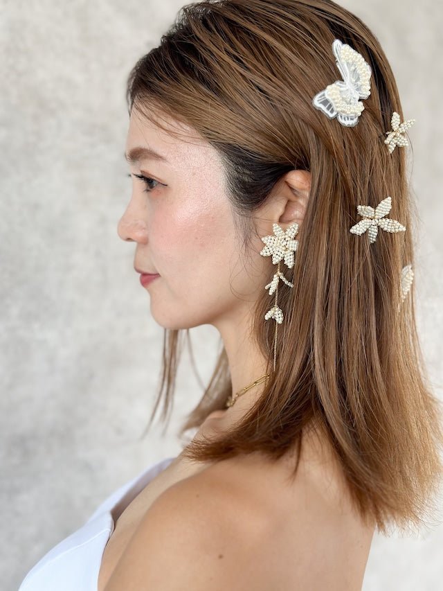 ジョリフルールヘッドパーツ　花嫁ヘア和装 - おしゃれ花嫁様ブライダルアクセサリーの通販bijou holic千葉店舗ジョリフルールヘッドパーツ　花嫁ヘア和装