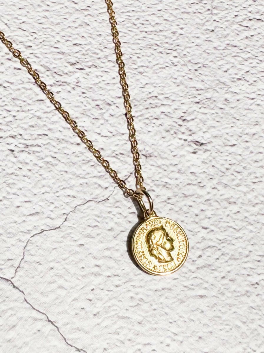 ステンレス　コインネックレス - おしゃれ花嫁様ブライダルアクセサリーの通販bijou holic千葉店舗ステンレス　コインネックレス
