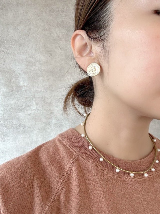 コインピアス＆イヤリング - おしゃれ花嫁様ブライダルアクセサリーの通販bijou holic千葉店舗コインピアス＆イヤリング