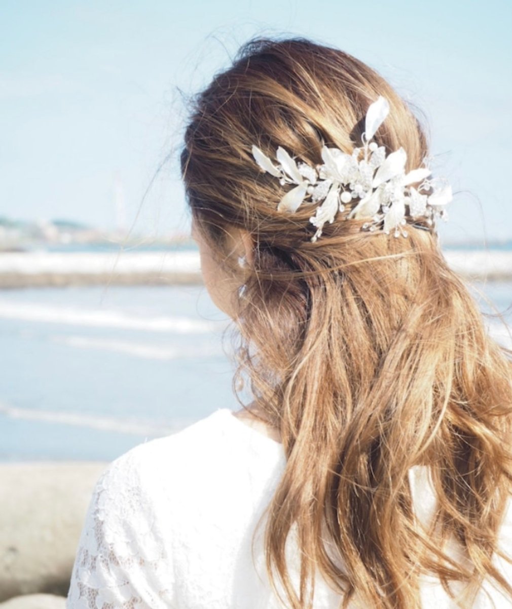 ロングリーフヘッドドレス 葉ヘッドアクセサリー – おしゃれ花嫁