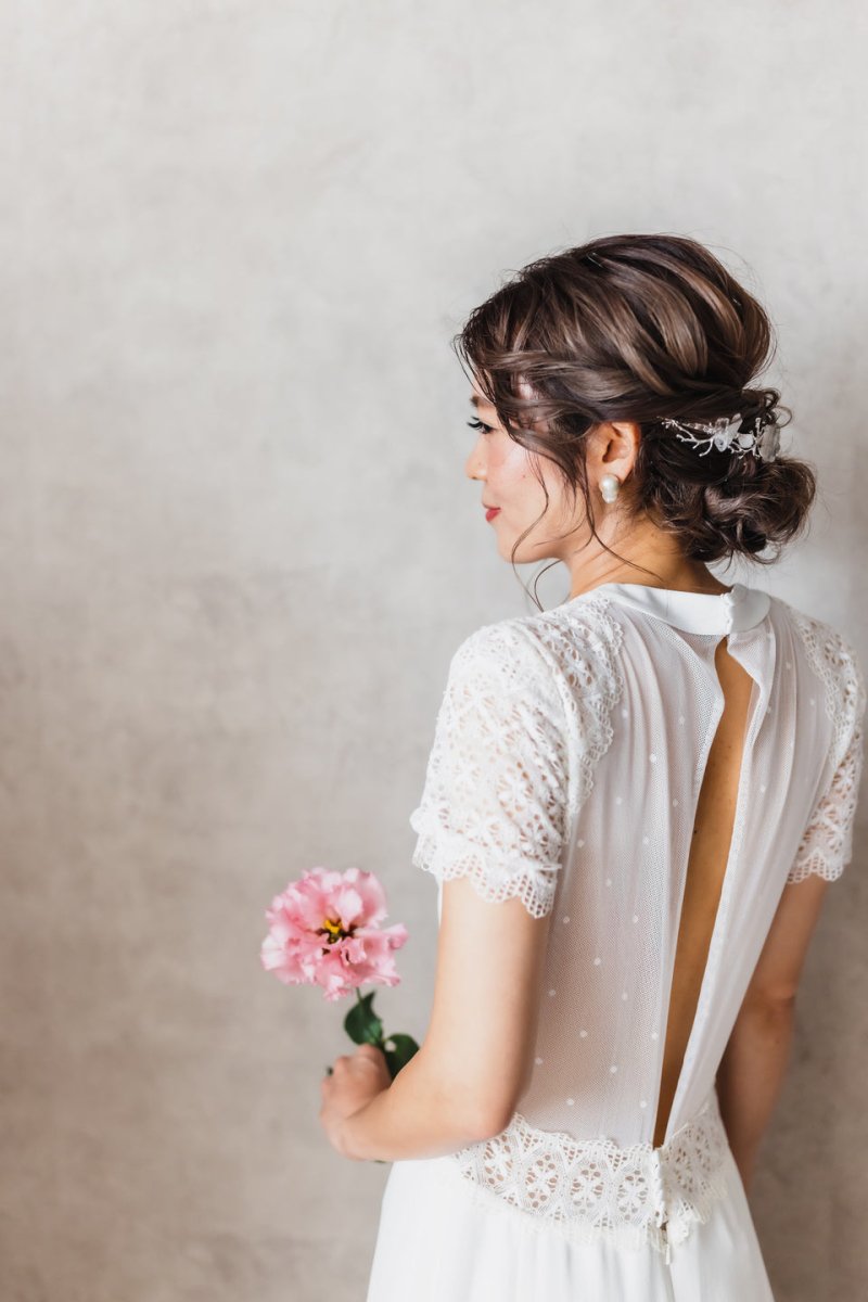 ゼクシィ掲載】水晶コーラルヘッドドレス – おしゃれ花嫁様