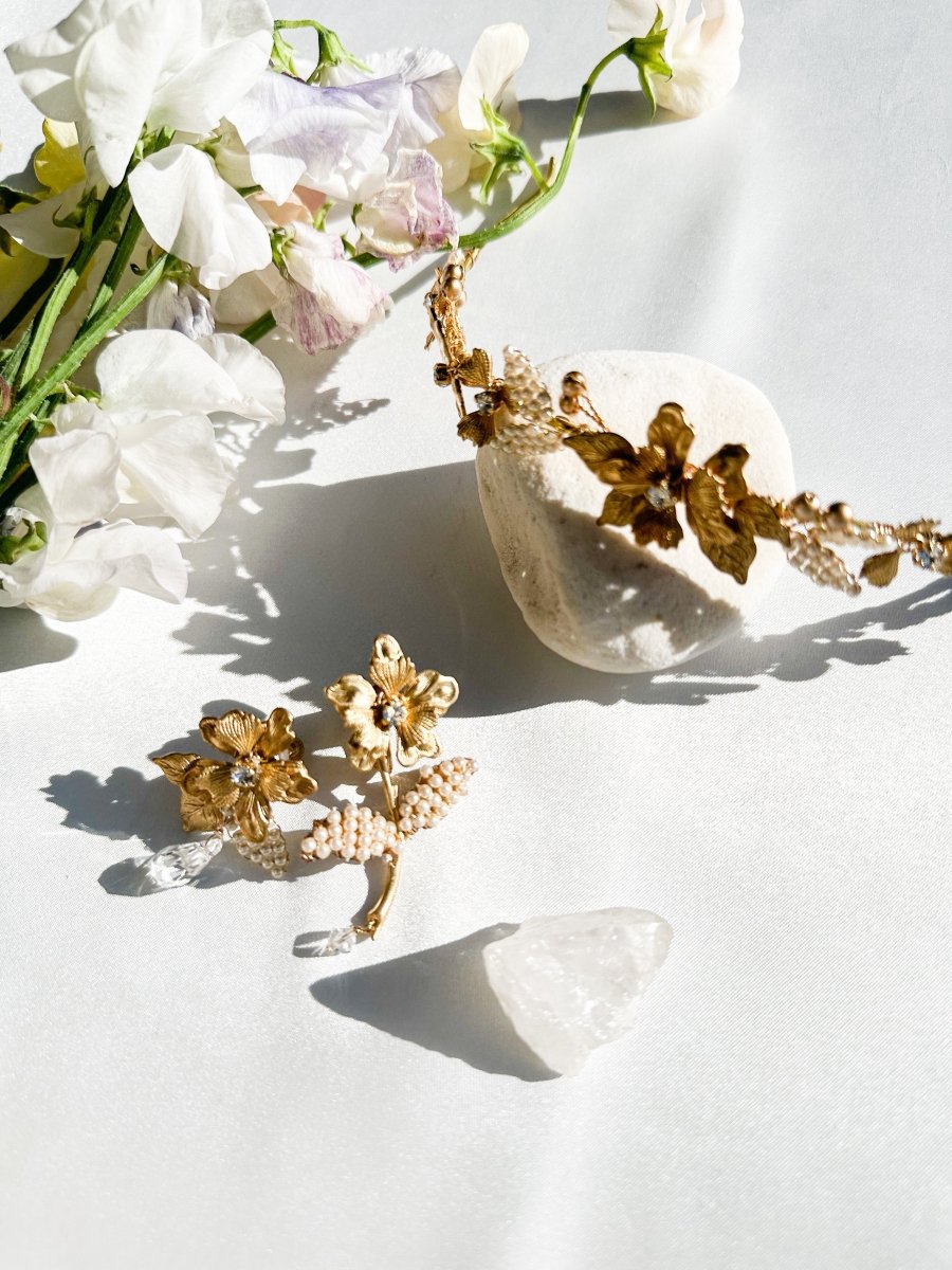 ミュゲウェディングコーム　ウェディングアクセサリー　すずらん - おしゃれ花嫁様ブライダルアクセサリーの通販bijou holic千葉店舗ミュゲウェディングコーム　ウェディングアクセサリー　すずらん