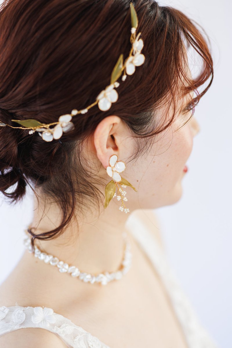 ケシパールネックレス　パールアクセサリー - おしゃれ花嫁様ブライダルアクセサリーの通販bijou holic千葉店舗ケシパールネックレス　パールアクセサリー