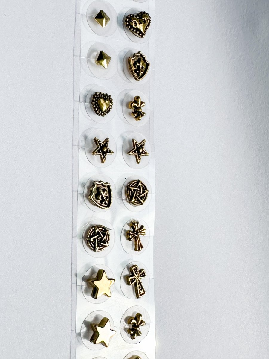 耳つぼジュエリー　金属アレルギー対応　クロス　ハート　星　エンブレム - おしゃれ花嫁様ブライダルアクセサリーの通販bijou holic千葉店舗耳つぼジュエリー　金属アレルギー対応　クロス　ハート　星　エンブレム