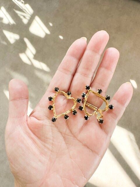 ハートスペード　ピアス＆イヤリング - おしゃれ花嫁様ブライダルアクセサリーの通販bijou holic千葉店舗ハートスペード　ピアス＆イヤリング