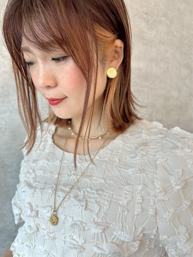 コインピアス＆イヤリング - おしゃれ花嫁様ブライダルアクセサリーの通販bijou holic千葉店舗コインピアス＆イヤリング