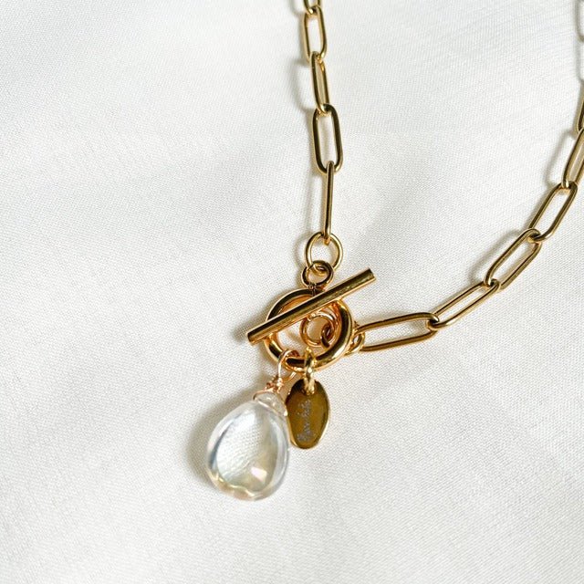 アクアクリスタル ステンレスネックレス – おしゃれ花嫁様