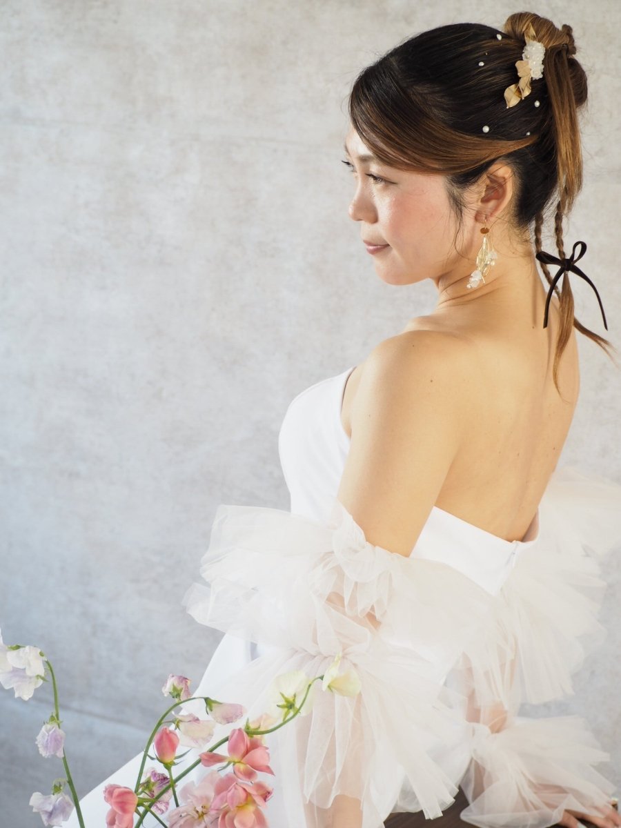 ミュゲピアス＆イヤリング　すずらん　大人可愛いアクセサリー - おしゃれ花嫁様ブライダルアクセサリーの通販bijou holic千葉店舗ミュゲピアス＆イヤリング　すずらん　大人可愛いアクセサリー