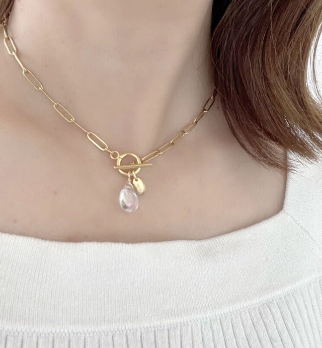 アクアクリスタル ステンレスネックレス – おしゃれ花嫁様