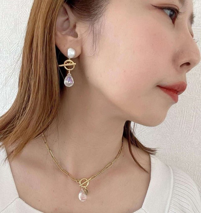 アクアクリスタル ステンレスネックレス – おしゃれ花嫁様