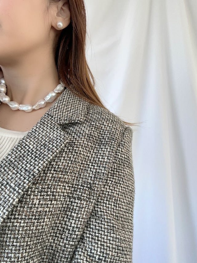 オイスターパールネックレス ブライダルパールアクセサリー 結婚式